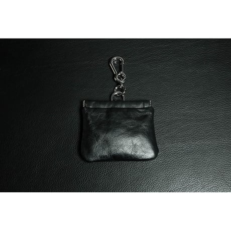 Leather Spring clasp Treats Pouch