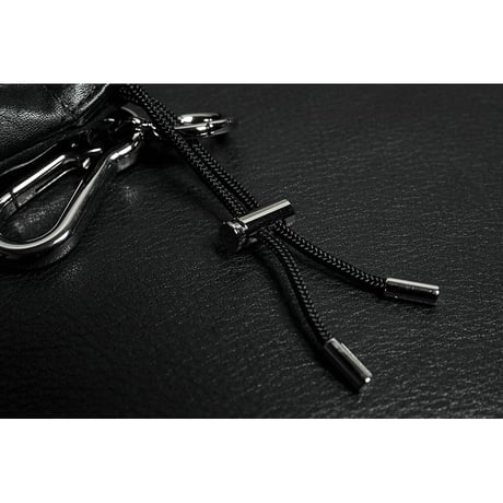 Leather Drawstring Etiquette Vinyl Pouch