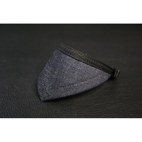 Denim Cotton Fabricr Bandana Style Collar