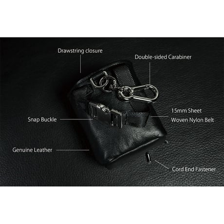 Leather Drawstring Treats Pouch