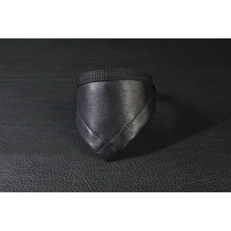 Genuine Leather Bandana Style Collar