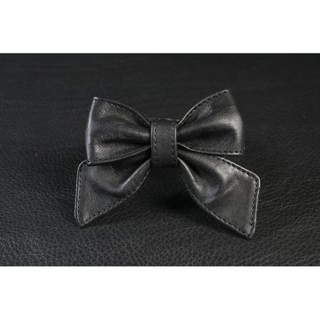 Genuine Leather Ribbon Style Collar