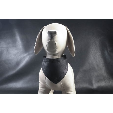 Genuine Leather Bandana Style Collar