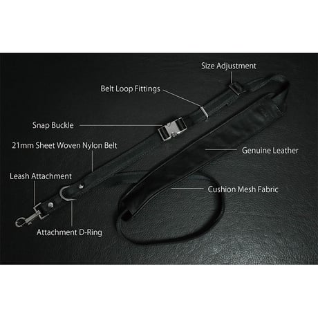 21mm Sheet Woven Nylon Shoulder Strap with Shoulder Pad ( Dog Leash Parts )