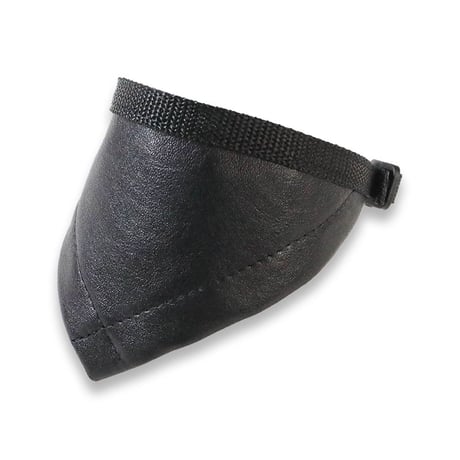 Genuine Leather Bandana Style Collar