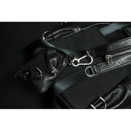 Leather Walking Supplies Storage 3Way Backpack