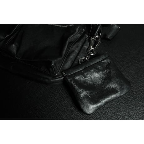 Leather Spring clasp Treats Pouch