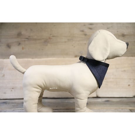 Denim Cotton Fabricr Bandana Style Collar
