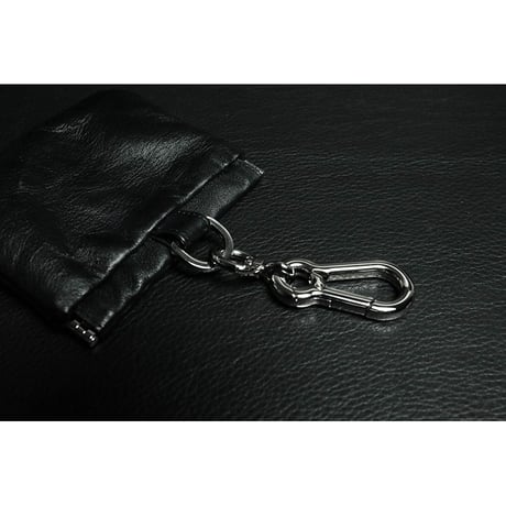 Leather Spring clasp Treats Pouch