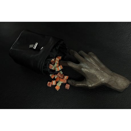 Leather Drawstring Treats Pouch