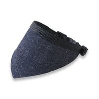 Denim Cotton Fabricr Bandana Style Collar