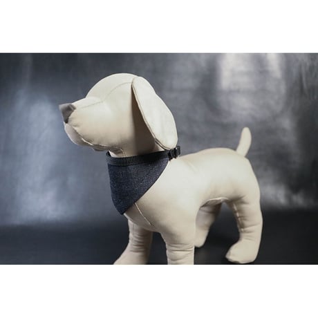Denim Cotton Fabricr Bandana Style Collar