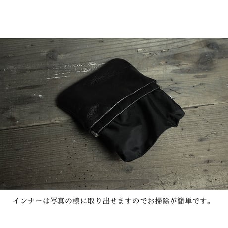 Leather Spring clasp Treats Pouch