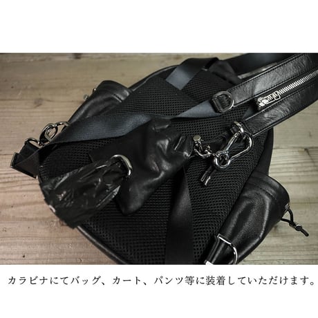 Leather Drawstring Etiquette Vinyl Pouch