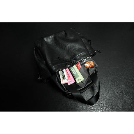Leather Walking Supplies Storage 3Way Backpack