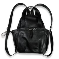 Leather Walking Supplies Storage 3Way Backpack