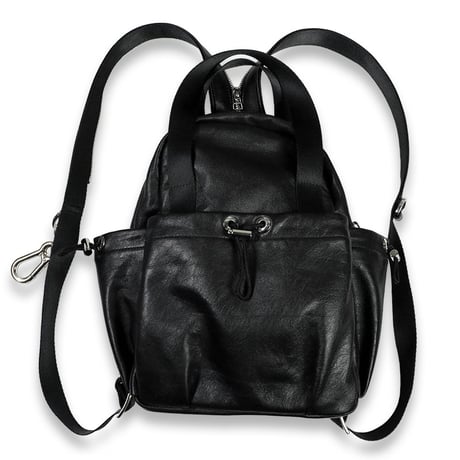 Leather Walking Supplies Storage 3Way Backpack