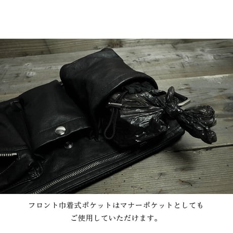 Leather Walking Supplies Storage Waist Bag