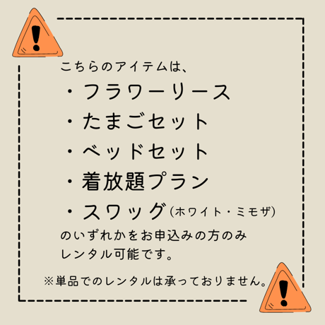 【レンタル】うさぎさん・にんじんセット