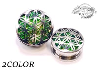 フラワーメッシュプラグ　【ミックス】　8mm〜25mm