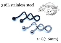 スパイラルインダストリアル　14G(1.6mm)