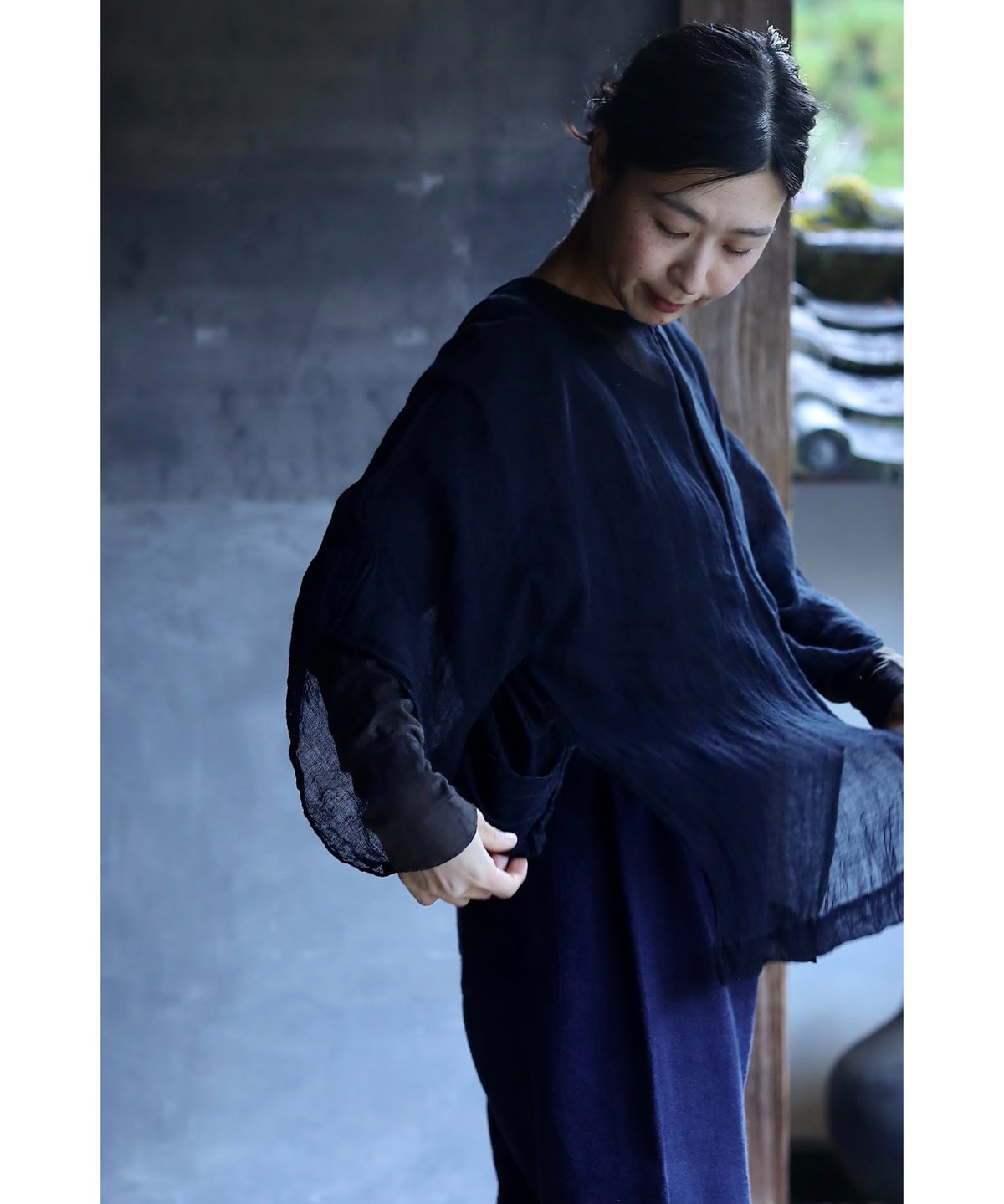 リネンガーゼ羽織 / INDUBITABLY | taishojiオンラインショップ
