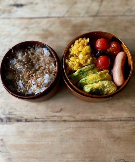 摺り漆 曲げわっぱ 弁当箱 七つ鉢 / 小坂屋漆器店