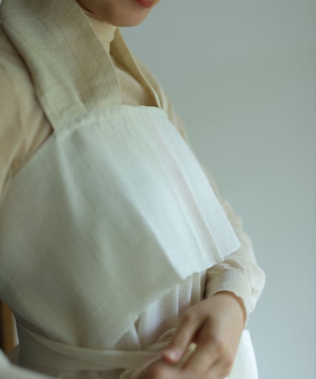 〔white〕るりいろ Apron / MAKI TEXTILE STUDIO