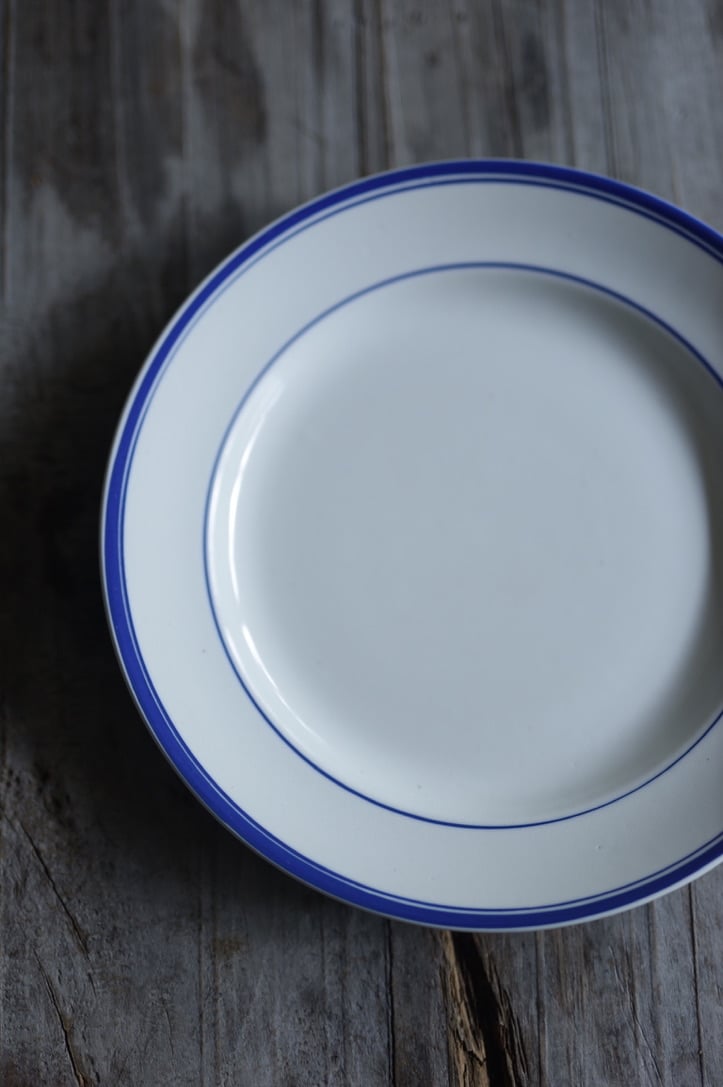 5.青縁皿 | taishojiオンラインショップ エプロンとレシピ