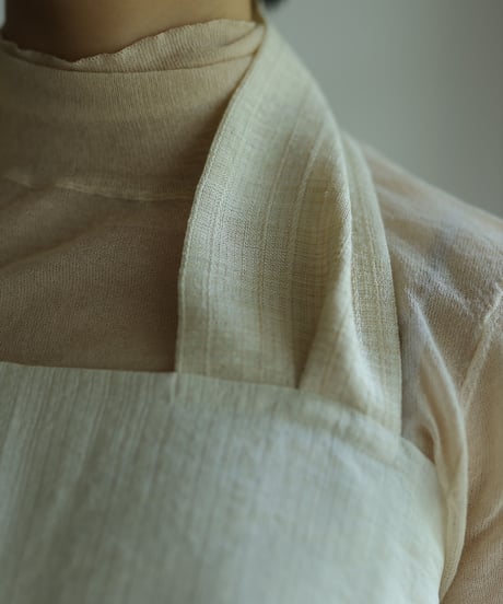 〔white〕るりいろ Apron / MAKI TEXTILE STUDIO