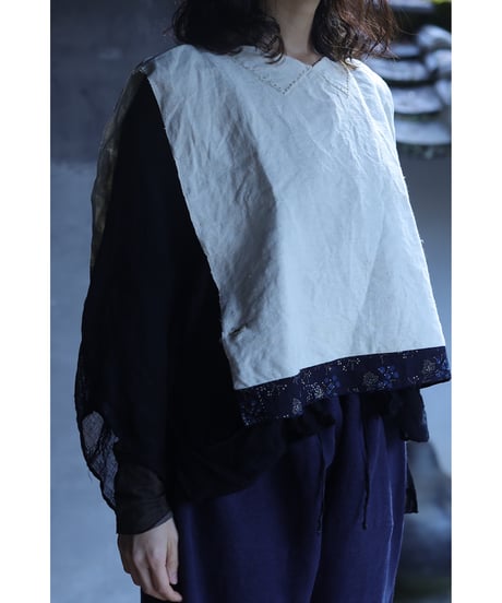 doiエプロン taishoji リネン　ネイビー DoI（ドーイ）さんの展示会とエプロン | LEE