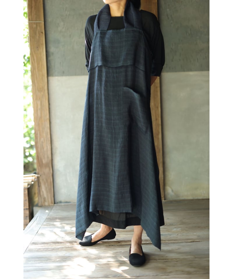 真木テキスタイルスタジオ。チュニック。モカ茶色。 真木テキスタイルスタジオ。チュニック。モカ茶色。 真木