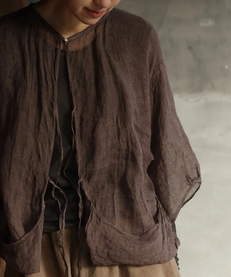 リネンガーゼ羽織 / INDUBITABLY | taishojiオンラインショップ