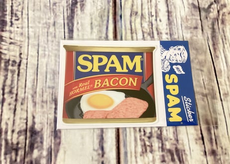 スパムグッズ　SPAM 防水ステッカー　ステッカー　スパム缶