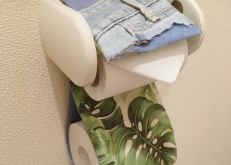 ハンドメイド　トイレットペーパーカバー