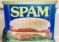 SPAM エンボス看板