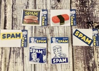 防水ステッカー SPAMシリーズ　6種類