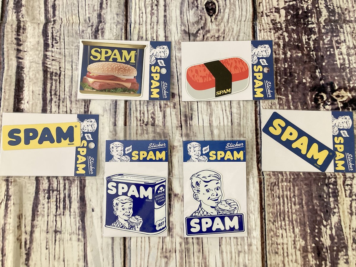防水ステッカー SPAMシリーズ 6種類 | Aloha⚓︎Uncle