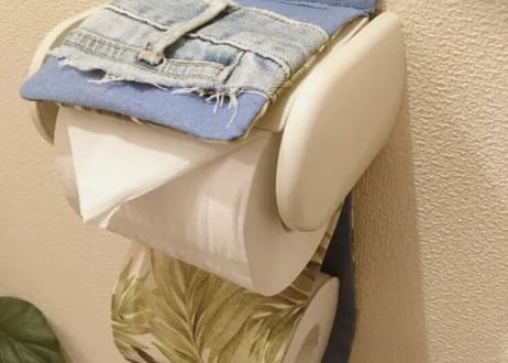 ハンドメイド　トイレットペーパーカバー