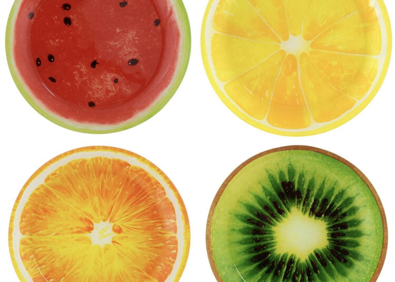 フルーツデザイン ガラス皿 ガラスプレート フルーツ お皿 | Aloha⚓︎Uncle