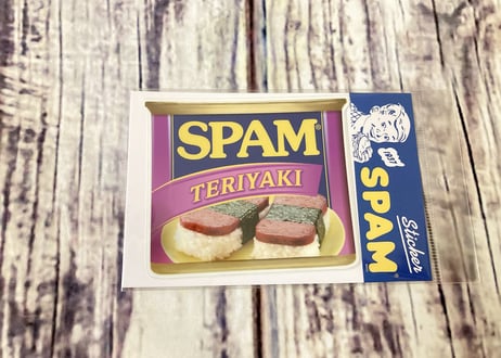 スパムグッズ　SPAM 防水ステッカー　ステッカー　スパム缶