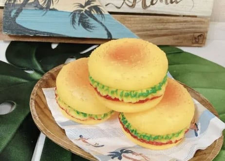 音出るおもちゃ　ペット用品　ハンバーガー