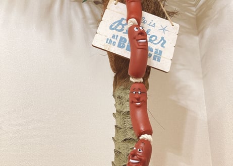 ペット用品　おもちゃ　ソーセージ　4連
