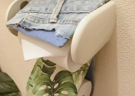 ハンドメイド　トイレットペーパーカバー