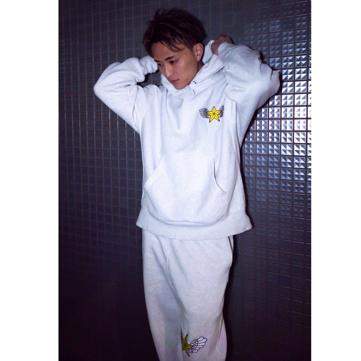 スウェット 白 セットアップ | THE STAR HEARTS