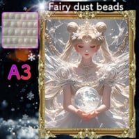 【フェアリーダストビーズ入り】しぃ　ダイヤモンドアート　オーダーメイド フェアリーダストビーズ入り】しぃ ダイヤモンドアート オーダー