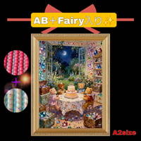 AB＋fairy入り！abfairy23（A4サイズ）四角ビーズ ダイヤモンドアート