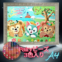 fairy入り！abfairy657（A4サイズ）四角ビーズ　ダイヤモンドアート