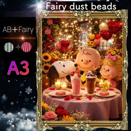 AB＋fairy入り！（A3サイズ）AB＋faiy266ダイヤモンドアート
