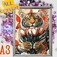 NEW★ALLクリスタルビーズ★スクエア＜A3size>【crystal285】ダイヤモンドアート